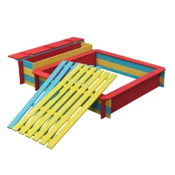 Houten Zandbak Gekleurd - Jade -Hudora Winkel 1050528g