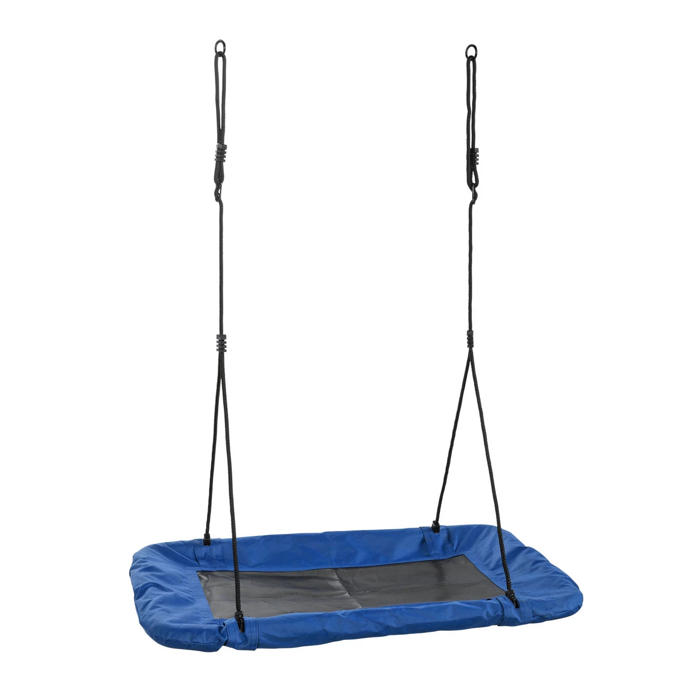 Nestschommel Blauw Canvas Rechthoekig, 98cm 2 Nestschommel Blauw Canvas Rechthoekig, 98cm - Afbeelding 2