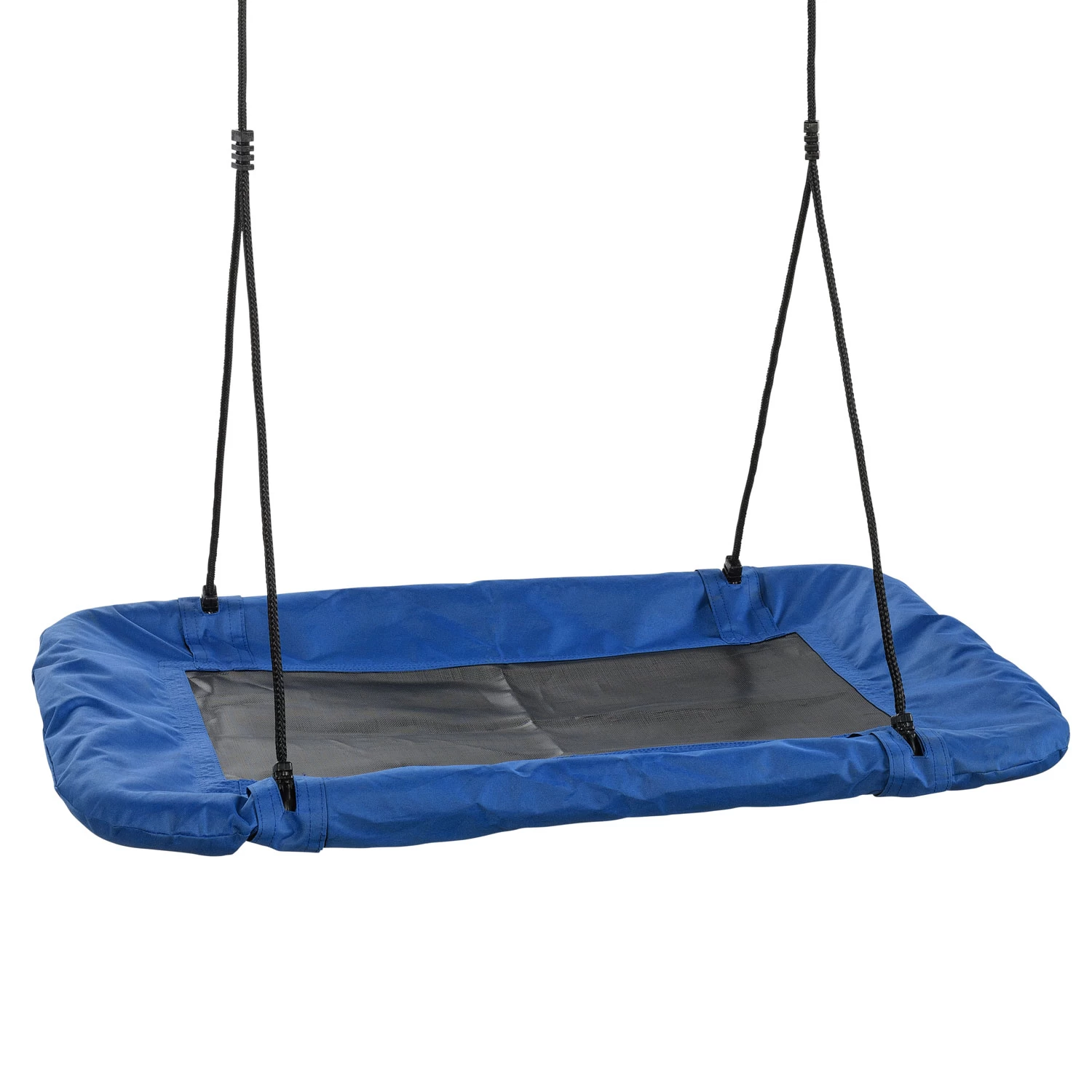 Nestschommel Blauw Canvas Rechthoekig, 98cm 1 Nestschommel Blauw Canvas Rechthoekig, 98cm