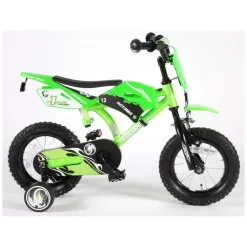 Volare Motobike Fiets - 12 Inch - Groen 12 Volare Motobike Fiets - 12 Inch - Groen -Hudora Winkel 1050601c