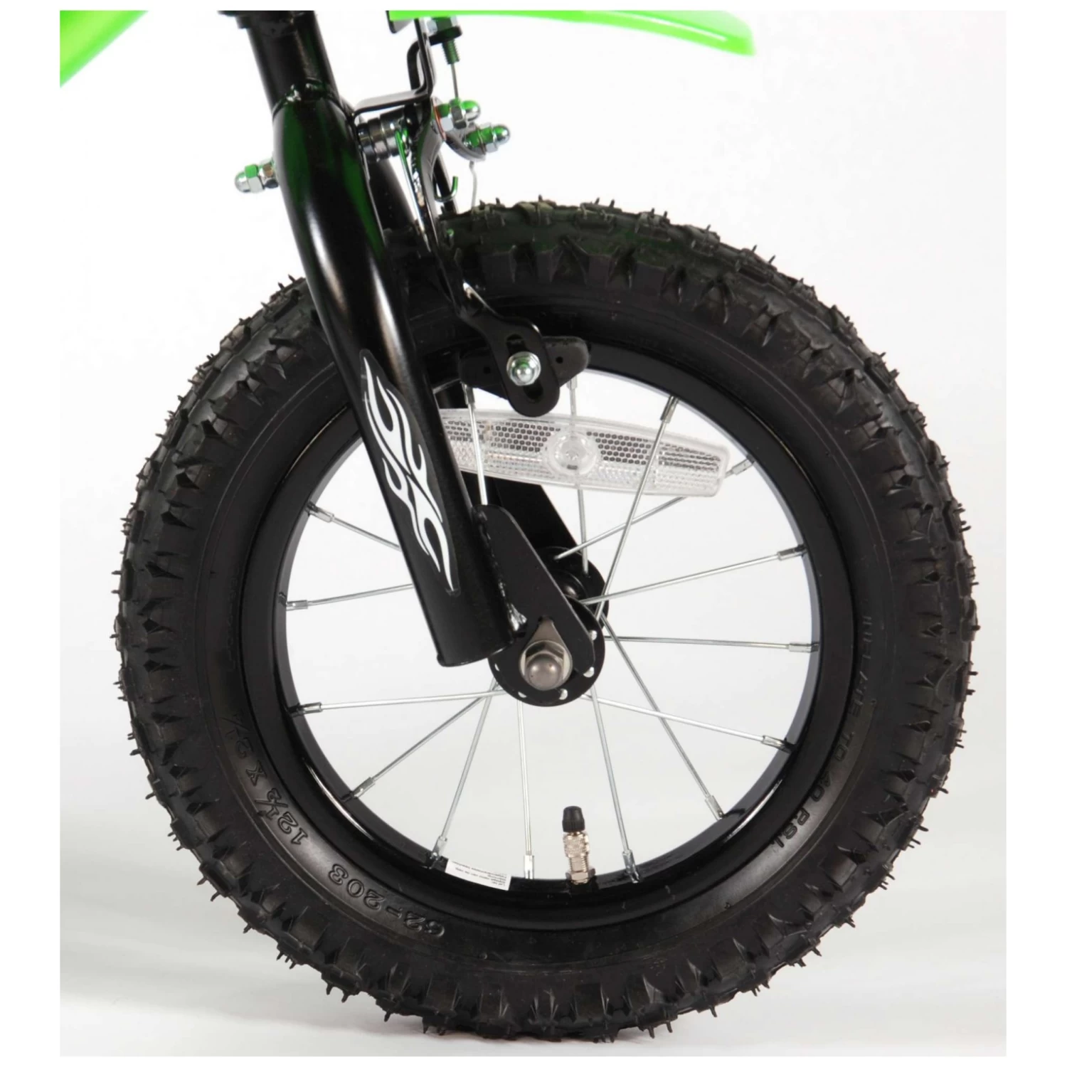Volare Motobike Fiets - 12 Inch - Groen 5 Volare Motobike Fiets - 12 Inch - Groen - Afbeelding 5
