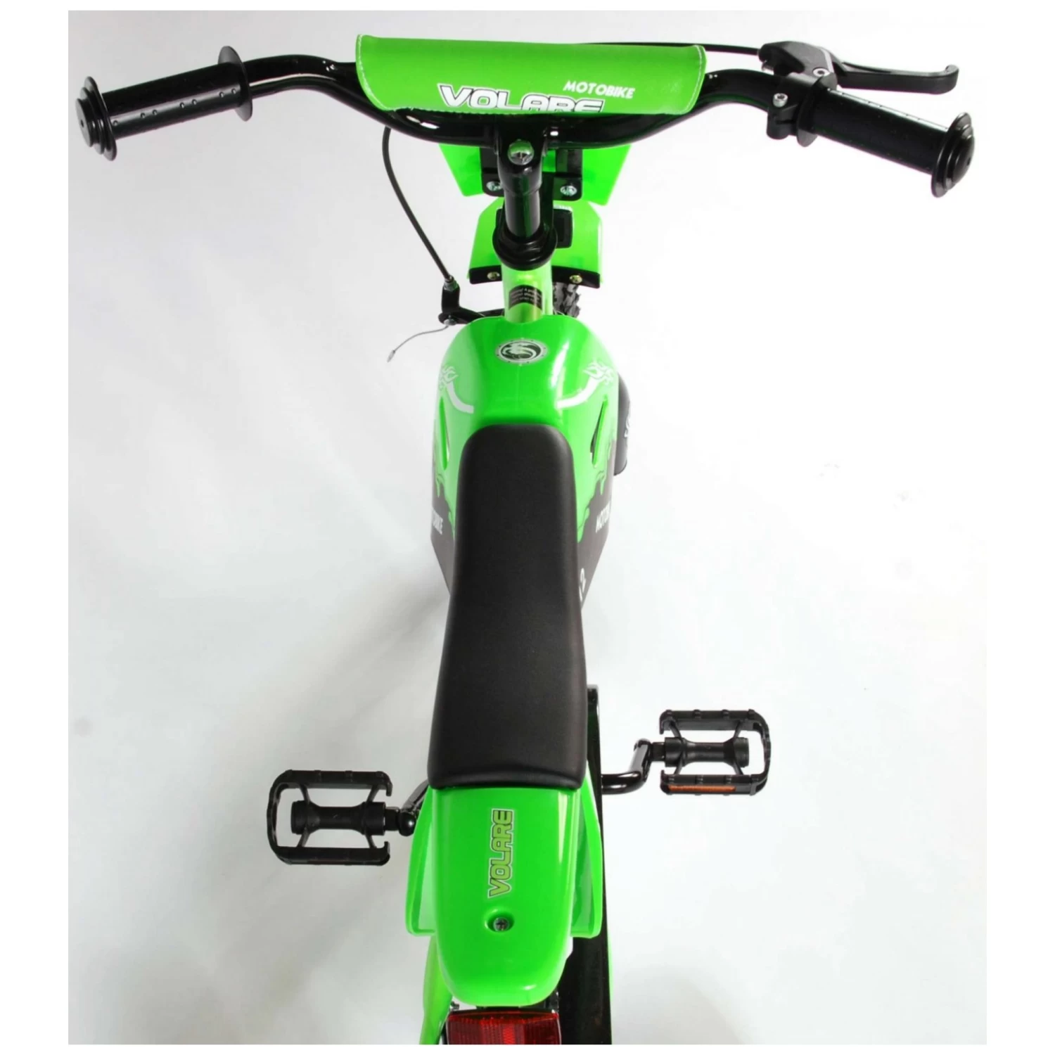 Volare Motobike Fiets - 12 Inch - Groen 9 Volare Motobike Fiets - 12 Inch - Groen - Afbeelding 9