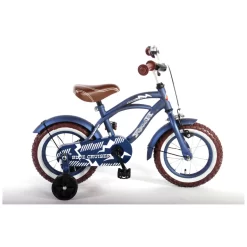 Volare Blue Cruiser Fiets - 12 Inch - Blauw -Hudora Winkel 1050607c