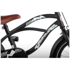 Volare Black Cruiser Fiets - 16 Inch - Zwart -Hudora Winkel 1050610f
