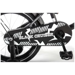Volare Black Cruiser Fiets - 16 Inch - Zwart -Hudora Winkel 1050610g