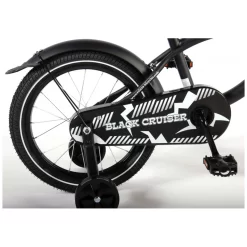Volare Black Cruiser Fiets - 16 Inch - Zwart -Hudora Winkel 1050610i