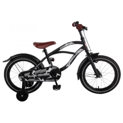 Volare Black Cruiser Fiets - 16 Inch - Zwart -Hudora Winkel 1050610j
