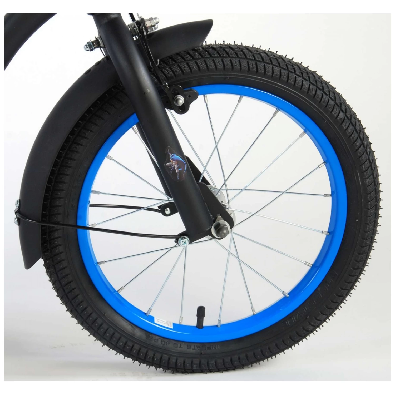 Volare Batman Fiets - 16 Inch - Zwart 4 Volare Batman Fiets - 16 Inch - Zwart - Afbeelding 4