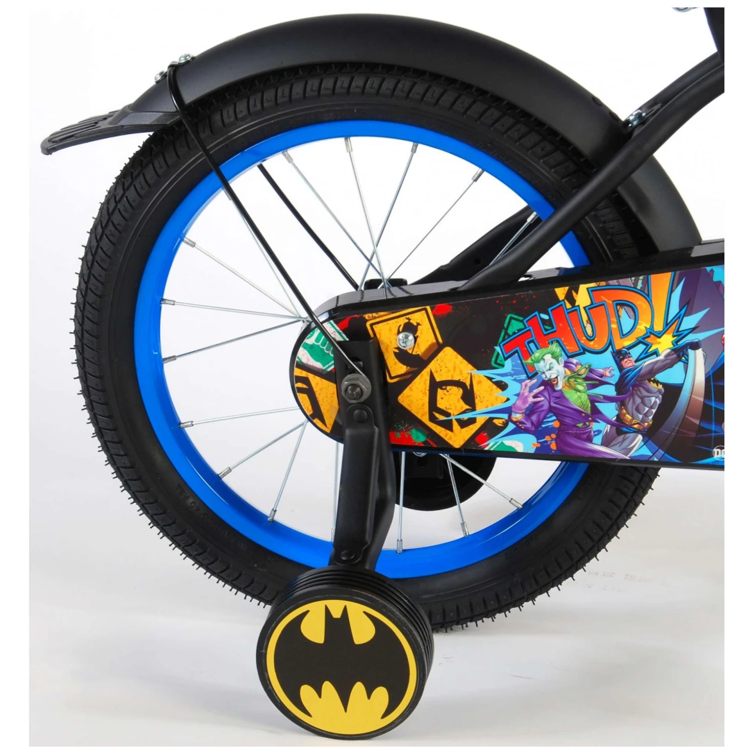 Volare Batman Fiets - 16 Inch - Zwart 5 Volare Batman Fiets - 16 Inch - Zwart - Afbeelding 5