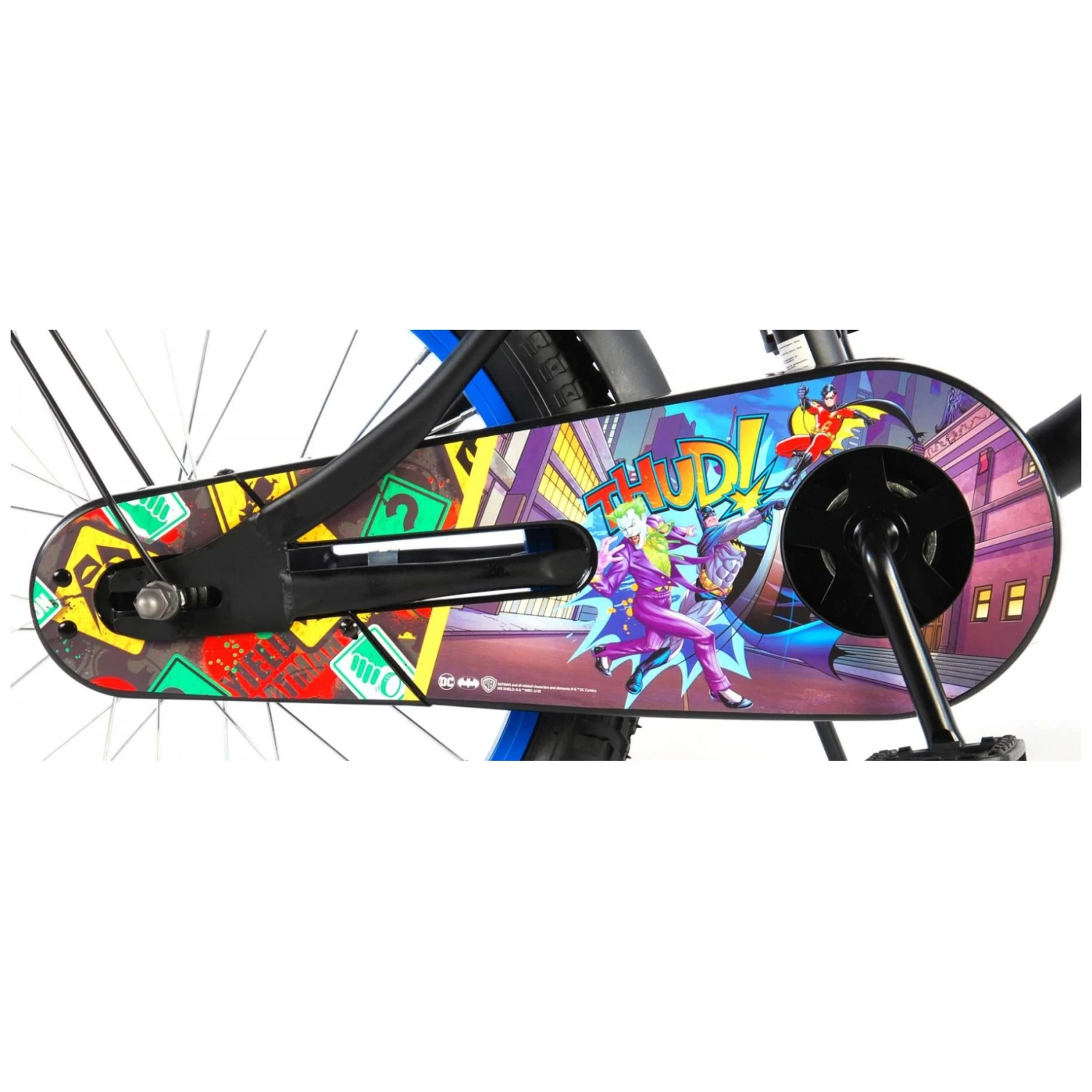 Volare Batman Fiets - 18 Inch - Zwart 6 Volare Batman Fiets - 18 Inch - Zwart - Afbeelding 6