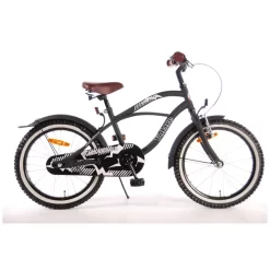 Volare Black Cruiser Fiets - 18 Inch - Zwart -Hudora Winkel 1050658j