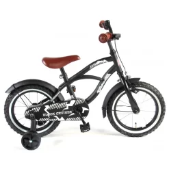 Volare Black Cruiser Fiets - 14 Inch - Zwart -Hudora Winkel 1050661c