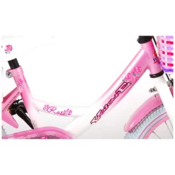 Volare Rose Fiets - 16 Inch - Roze Wit -Hudora Winkel 1050682g