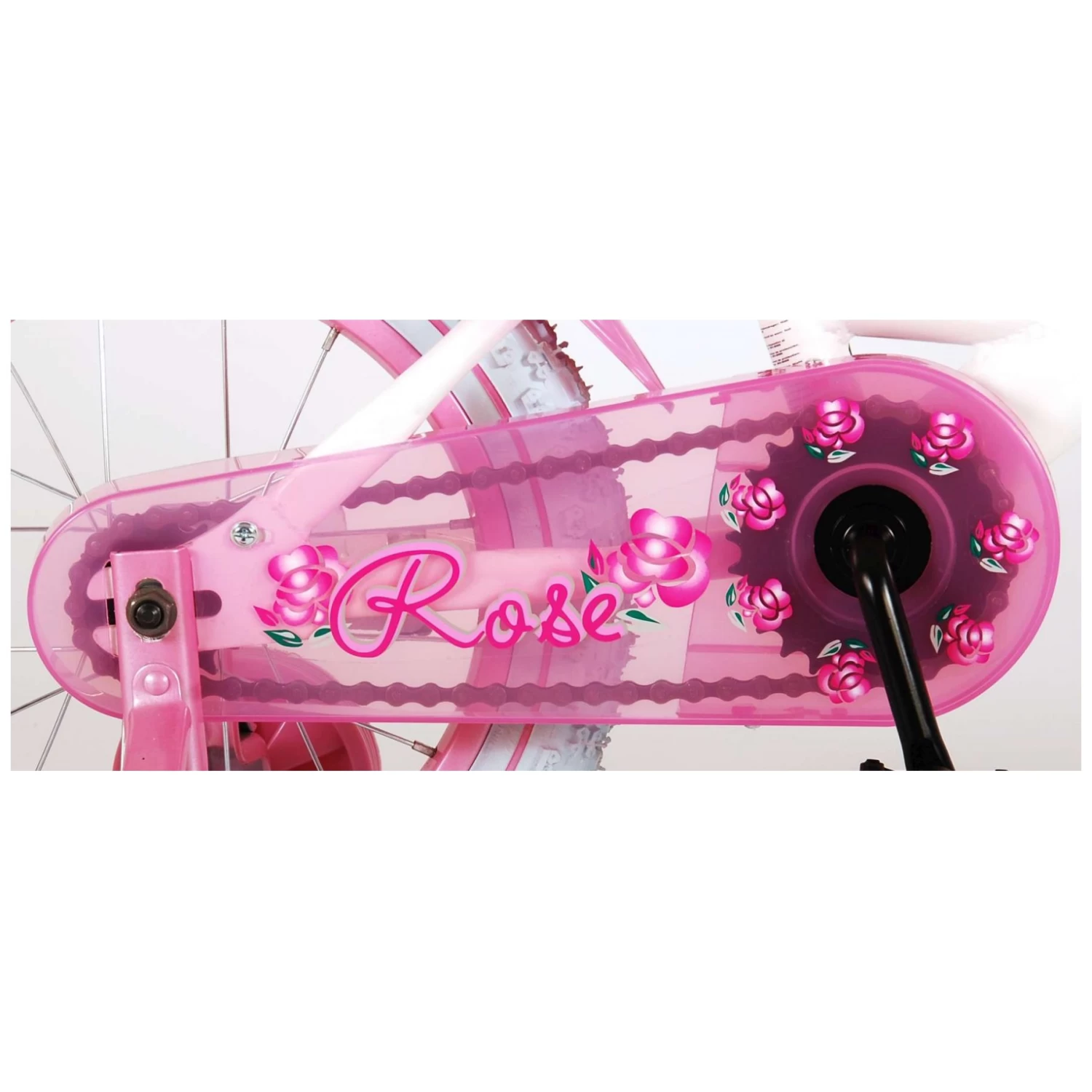 Volare Rose Fiets - 14 Inch - Roze Wit 6 Volare Rose Fiets - 14 Inch - Roze Wit - Afbeelding 6