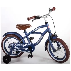 Volare Blue Cruiser Fiets - 14 Inch - Blauw -Hudora Winkel 1050785c