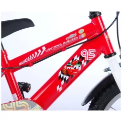 Volare Disney Cars Fiets - 14 Inch - Rood - 2 Handremmen -Hudora Winkel 1050795g