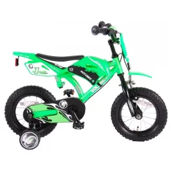 Volare Motorbike Fiets - 12 Inch - Groen - 2 Handremmen -Hudora Winkel 1050814c
