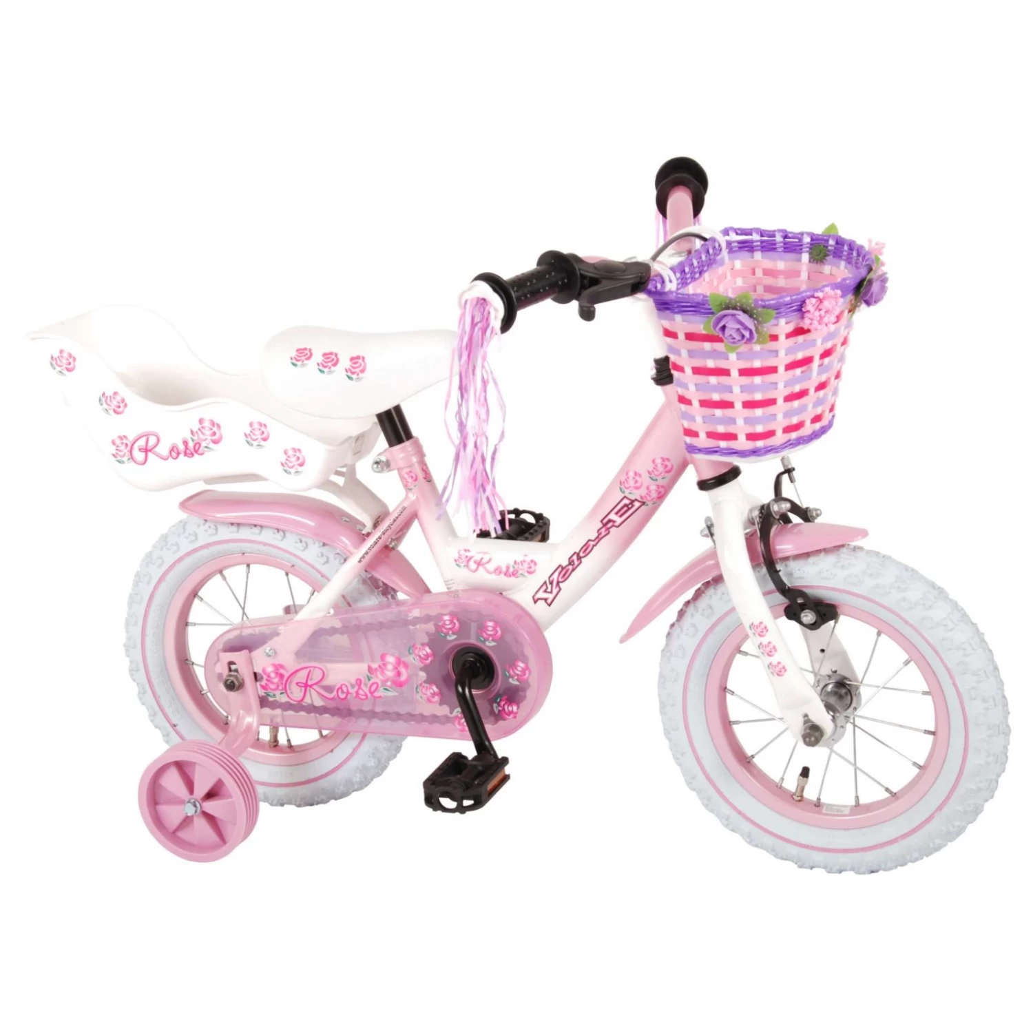 Volare Rose Fiets - 12 Inch - Roze 1 Volare Rose Fiets - 12 Inch - Roze