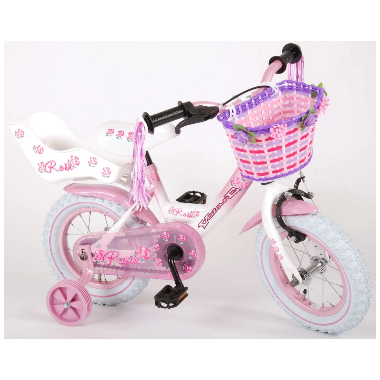 Volare Rose Fiets - 12 Inch - Roze 2 Volare Rose Fiets - 12 Inch - Roze - Afbeelding 2