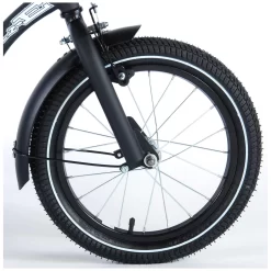 Volare Black Cruiser Fiets - 16 Inch - Zwart - 2 Handremmen -Hudora Winkel 1050856e