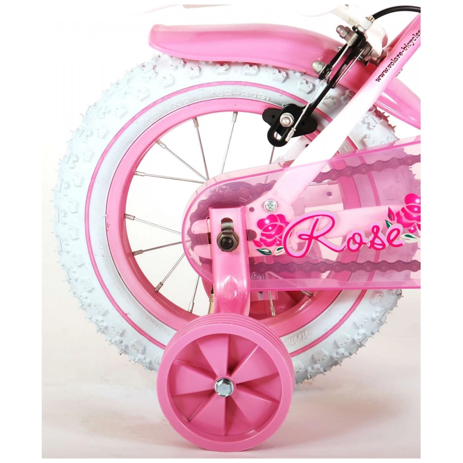 Volare Rose Fiets - 12 Inch - Roze - 2 Handremmen 4 Volare Rose Fiets - 12 Inch - Roze - 2 Handremmen - Afbeelding 4