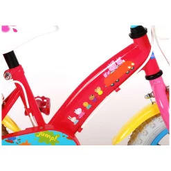 Volare Peppa Pig Fiets - 12 Inch - Roze - 2 Handremmen -Hudora Winkel 1050867g