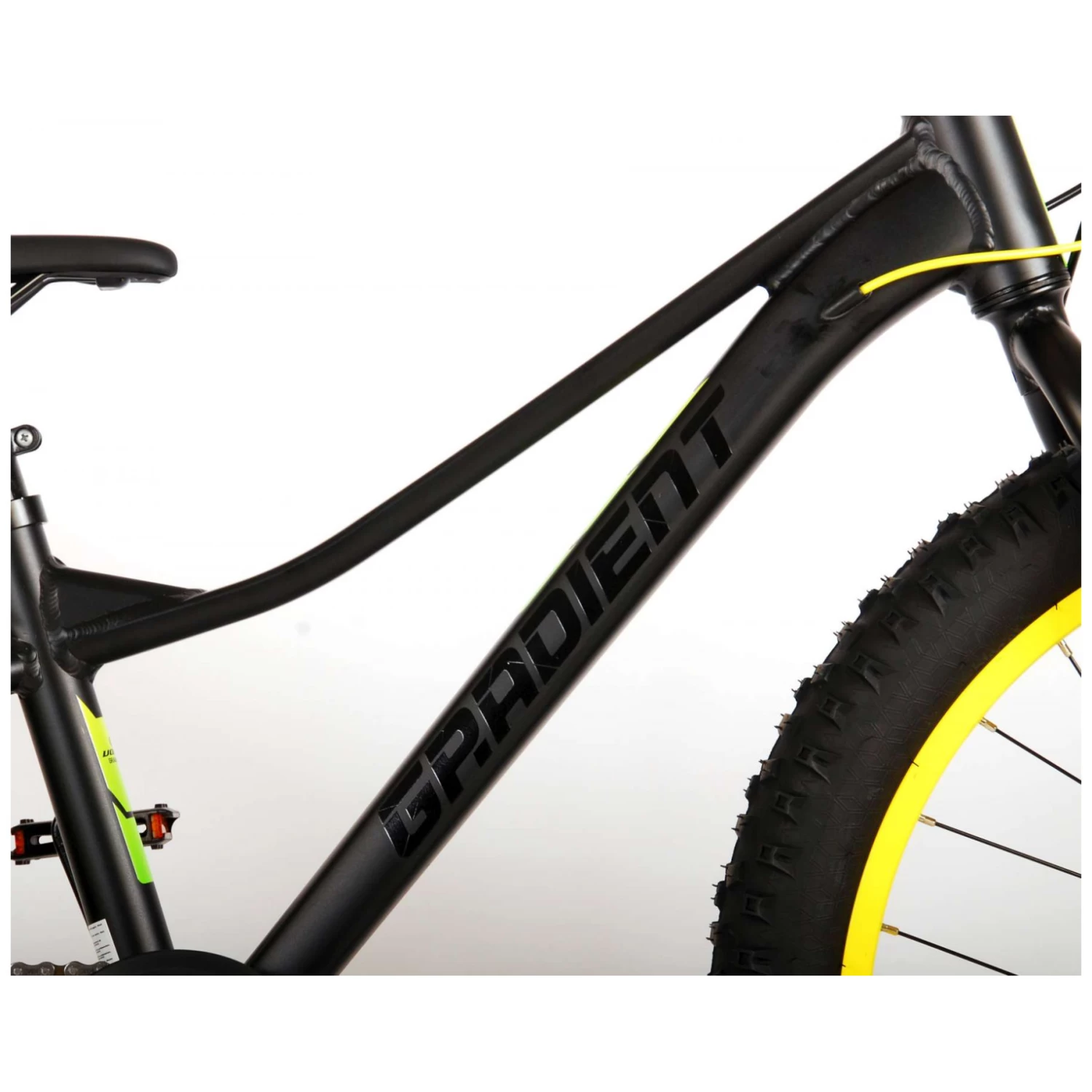 Volare Gradient Fiets - - 24" - Zwart Groen Geel - 7 Speed - 7 Volare Gradient Fiets - - 24" - Zwart Groen Geel - 7 Speed - - Afbeelding 7