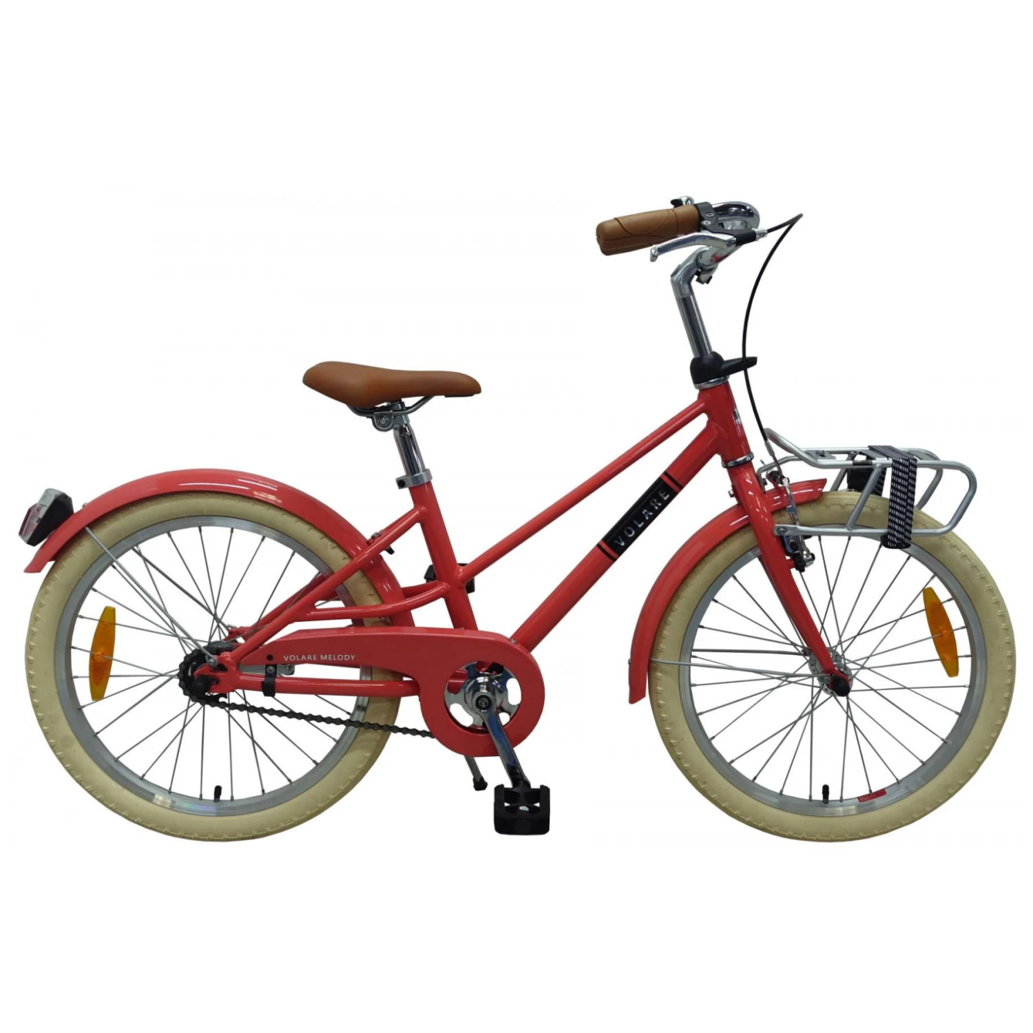 Volare Melody Fiets - 20 Inch - Pastel Rood 1 Volare Melody Fiets - 20 Inch - Pastel Rood