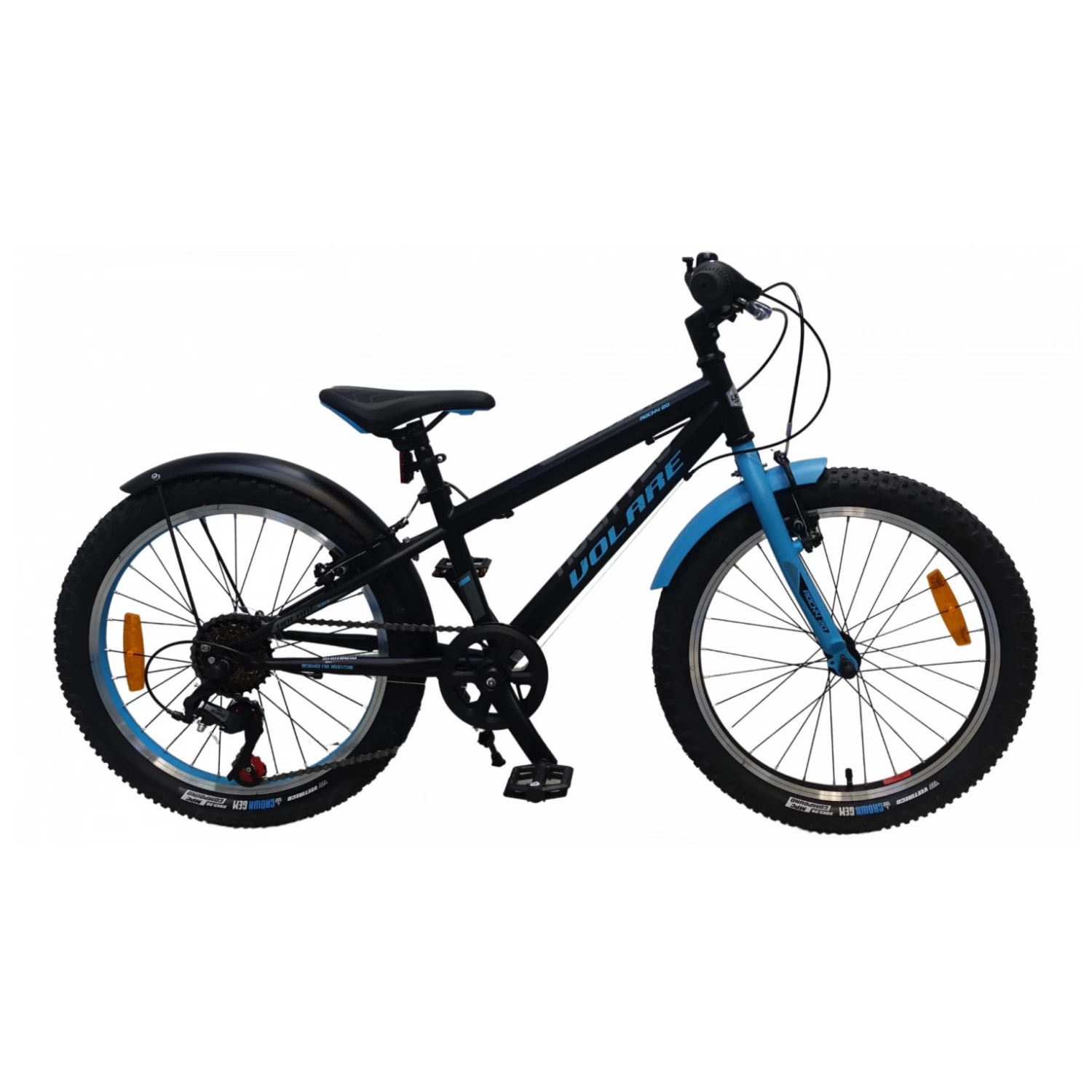 Volare Rocky Fiets - 20 Inch - Blauw Zwart 1 Volare Rocky Fiets - 20 Inch - Blauw Zwart