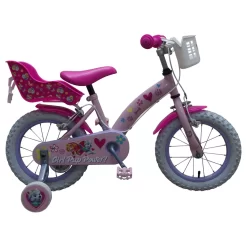 PAW Patrol Fiets - 14 Inch - Roze - Twee Handremmen