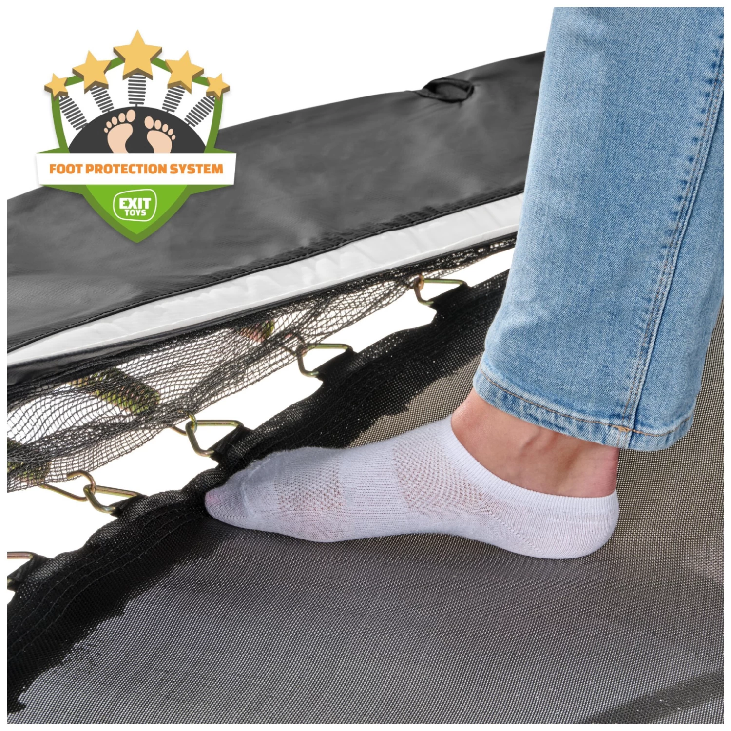 EXIT TOYS EXIT Allure Premium Trampoline ø305cm - Zwart 3 EXIT TOYS EXIT Allure Premium Trampoline ø305cm - Zwart - Afbeelding 3