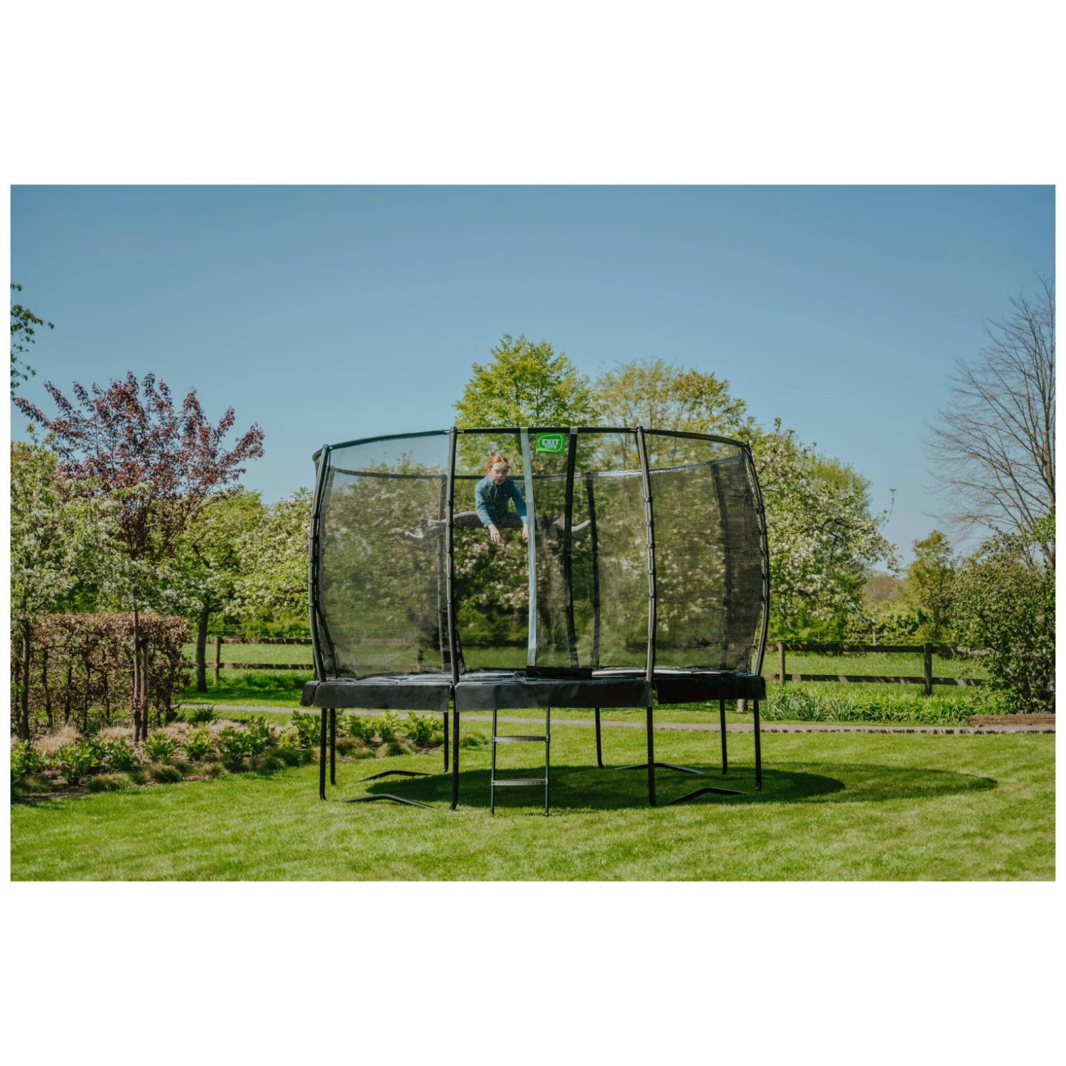 EXIT TOYS EXIT Allure Classic Trampoline ø427cm - Zwart 9 EXIT TOYS EXIT Allure Classic Trampoline ø427cm - Zwart - Afbeelding 9