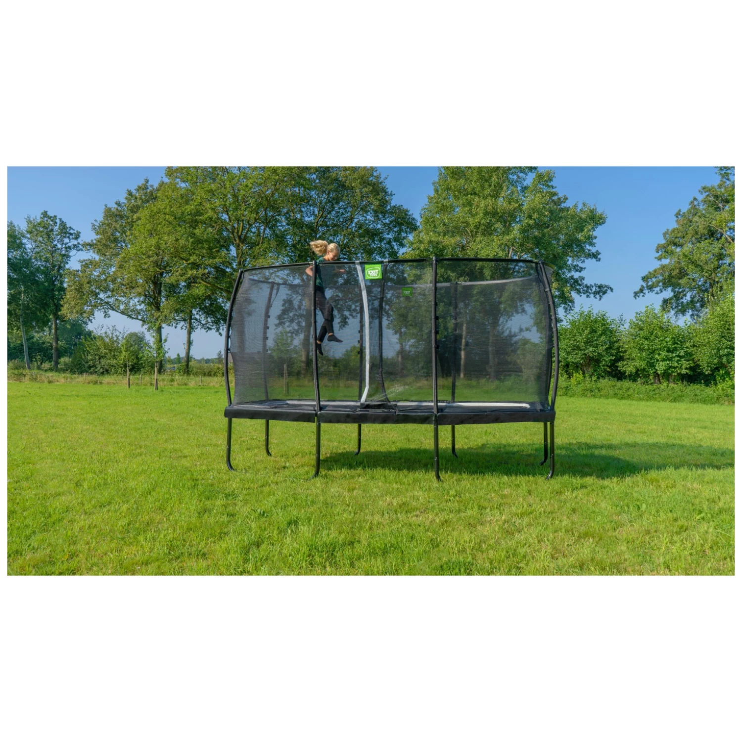 EXIT TOYS EXIT Allure Classic Trampoline 214x366cm - Zwart 7 EXIT TOYS EXIT Allure Classic Trampoline 214x366cm - Zwart - Afbeelding 7