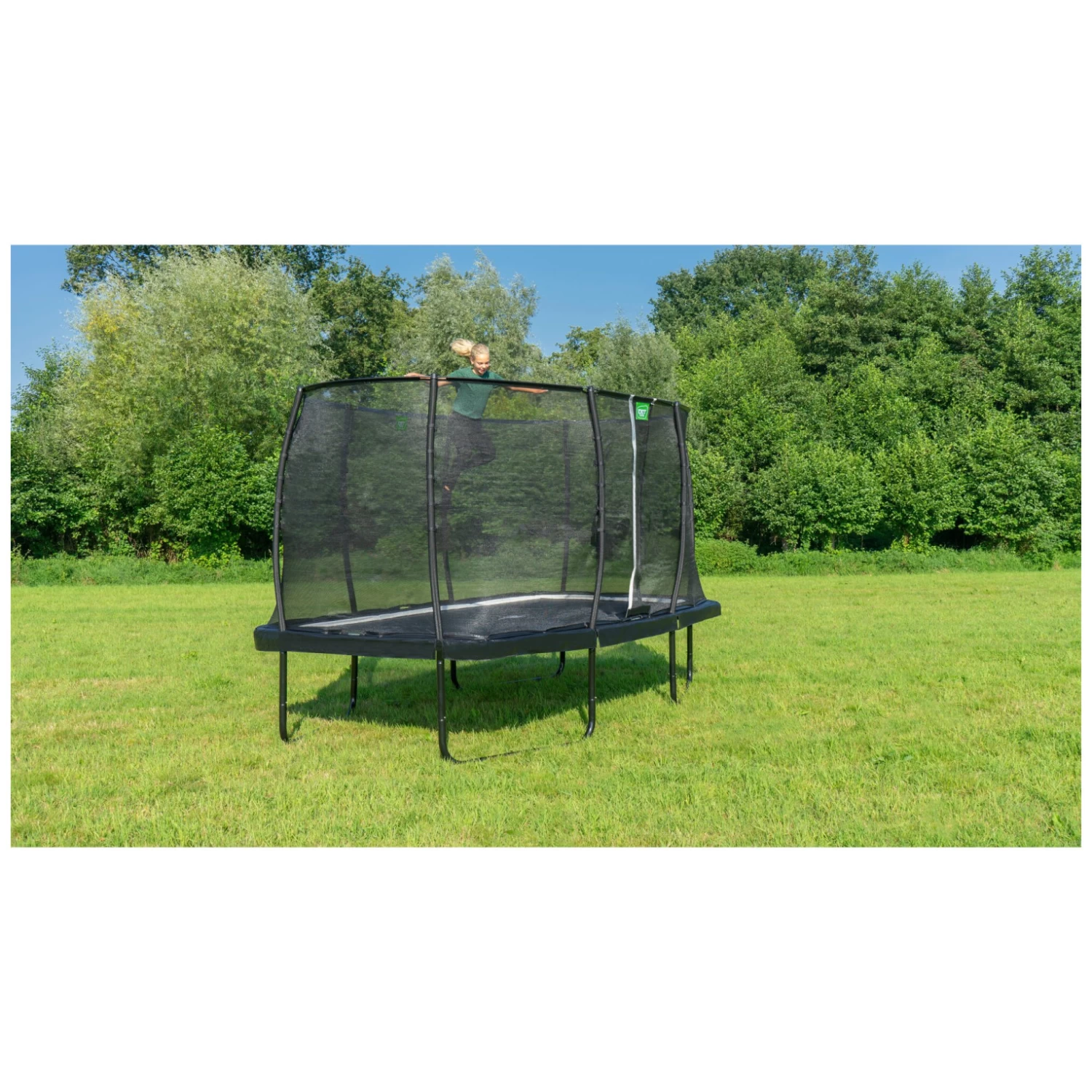 EXIT TOYS EXIT Allure Classic Trampoline 214x366cm - Zwart 8 EXIT TOYS EXIT Allure Classic Trampoline 214x366cm - Zwart - Afbeelding 8