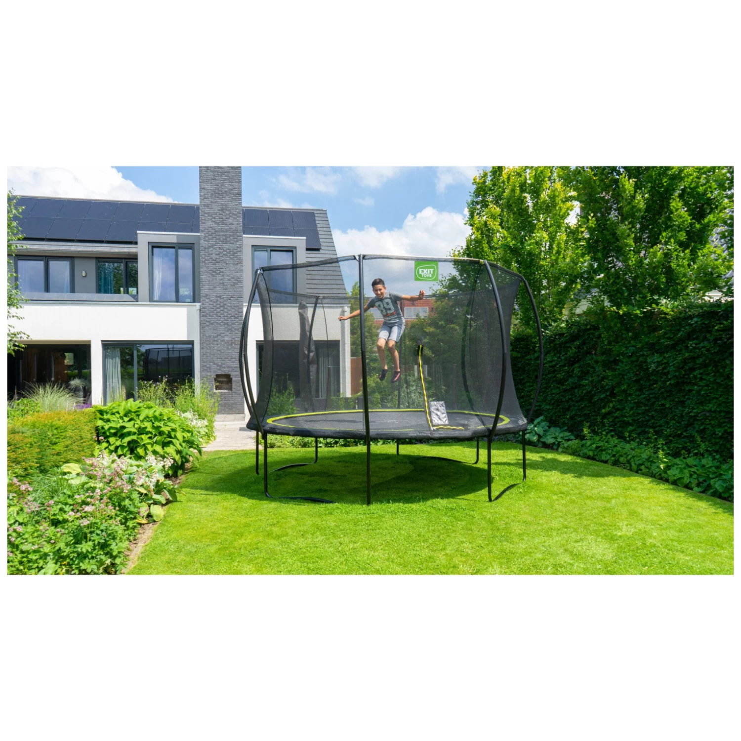 EXIT TOYS EXIT Silhouette Trampoline ø366cm - Zwart 7 EXIT TOYS EXIT Silhouette Trampoline ø366cm - Zwart - Afbeelding 7