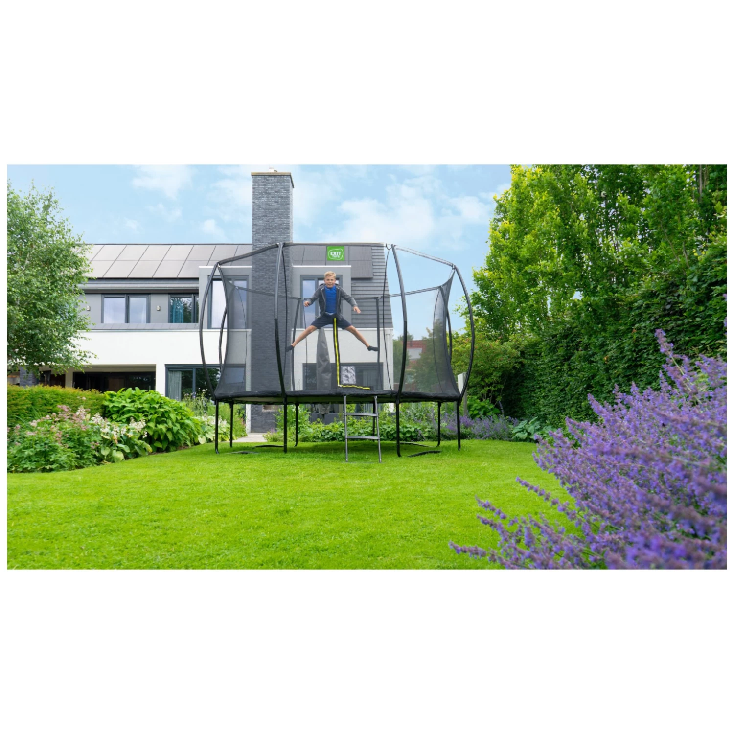 EXIT TOYS EXIT Silhouette Trampoline ø366cm - Zwart 8 EXIT TOYS EXIT Silhouette Trampoline ø366cm - Zwart - Afbeelding 8