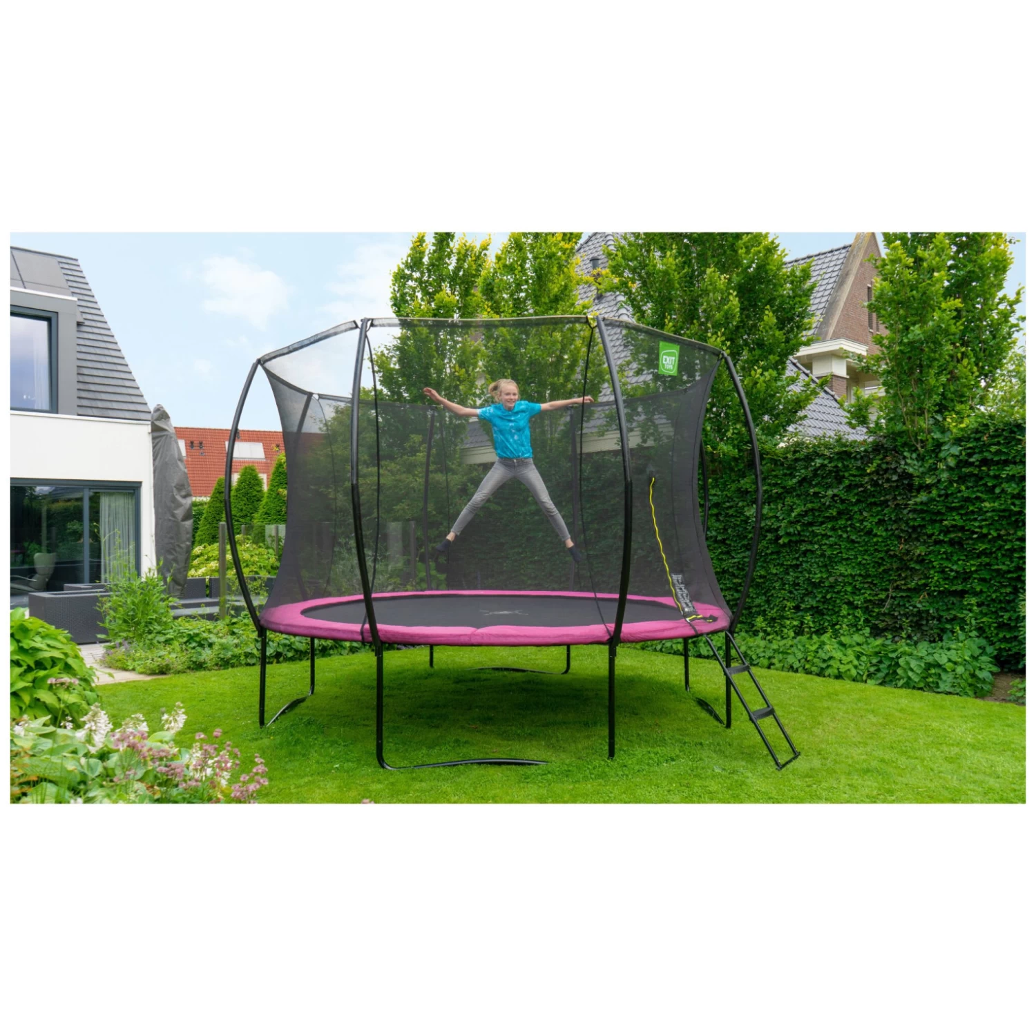 EXIT TOYS EXIT Silhouette Trampoline ø427cm - Roze 8 EXIT TOYS EXIT Silhouette Trampoline ø427cm - Roze - Afbeelding 8