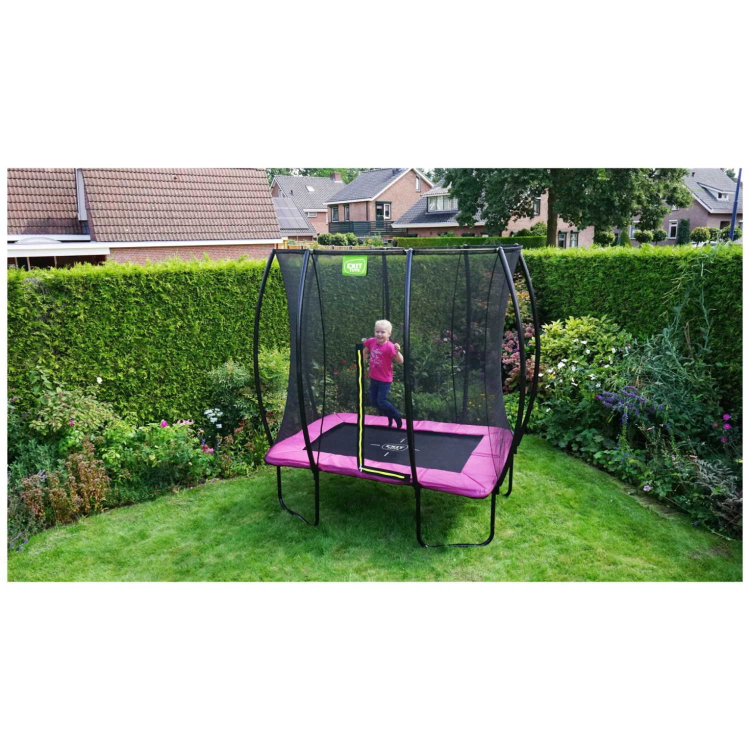 EXIT TOYS EXIT Silhouette Trampoline 153x214cm - Roze 10 EXIT TOYS EXIT Silhouette Trampoline 153x214cm - Roze - Afbeelding 10