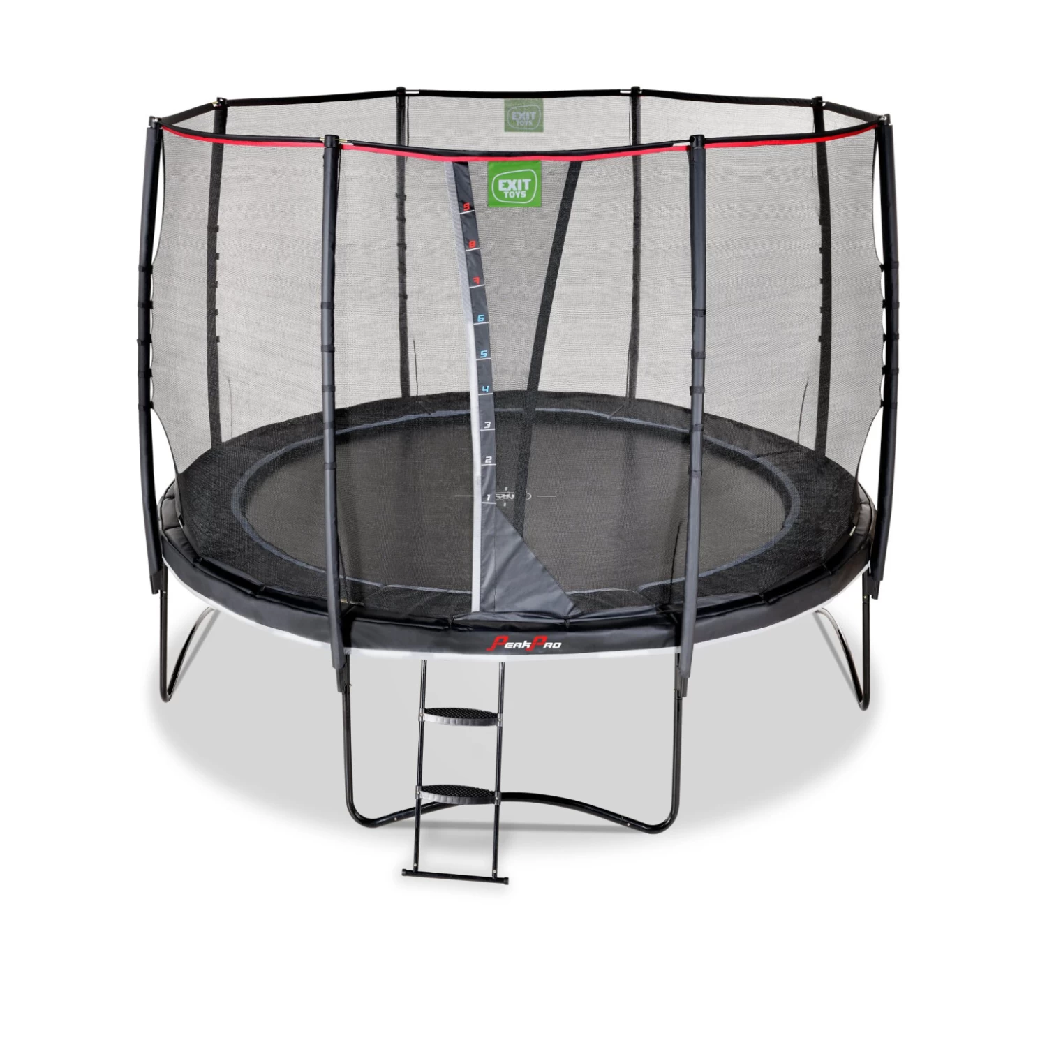EXIT TOYS EXIT PeakPro Trampoline ø305cm - Zwart 2 EXIT TOYS EXIT PeakPro Trampoline ø305cm - Zwart - Afbeelding 2