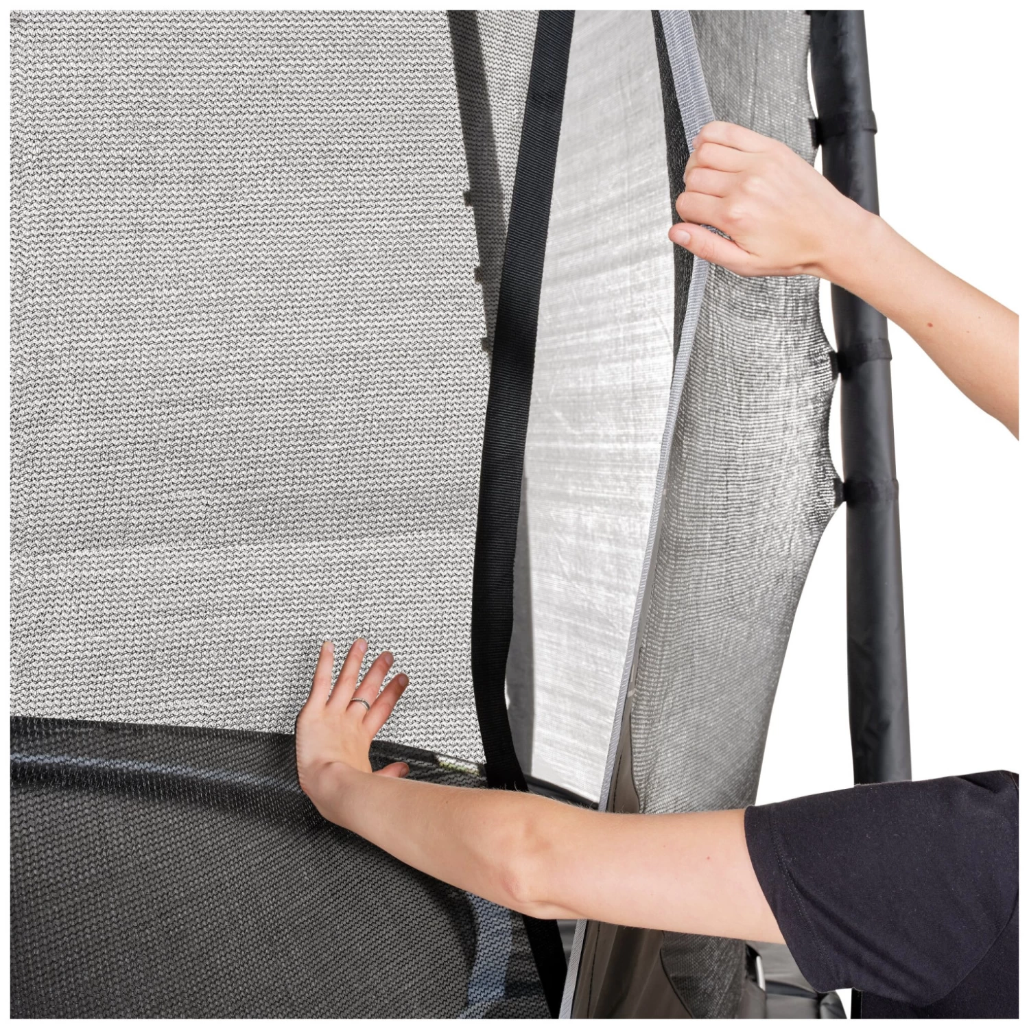 EXIT TOYS EXIT PeakPro Trampoline ø305cm - Zwart 6 EXIT TOYS EXIT PeakPro Trampoline ø305cm - Zwart - Afbeelding 6