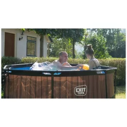 EXIT TOYS EXIT Stone Zwembad ø244x76cm Met Filterpomp - Grijs 15 EXIT TOYS EXIT Stone Zwembad ø244x76cm Met Filterpomp - Grijs -Hudora Winkel 1080637h