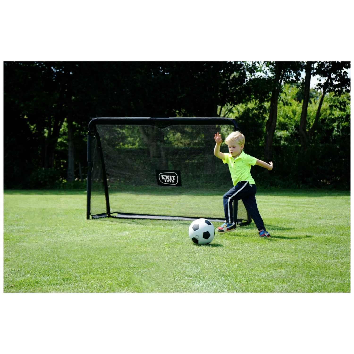 EXIT TOYS EXIT Maestro Stalen Voetbaldoel 180x120cm - Zwart 9 EXIT TOYS EXIT Maestro Stalen Voetbaldoel 180x120cm - Zwart - Afbeelding 9