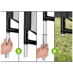 EXIT TOYS EXIT Coppa Stalen Voetbaldoel 220x170cm - Zwart 16 EXIT TOYS EXIT Coppa Stalen Voetbaldoel 220x170cm - Zwart -Hudora Winkel 1080727g