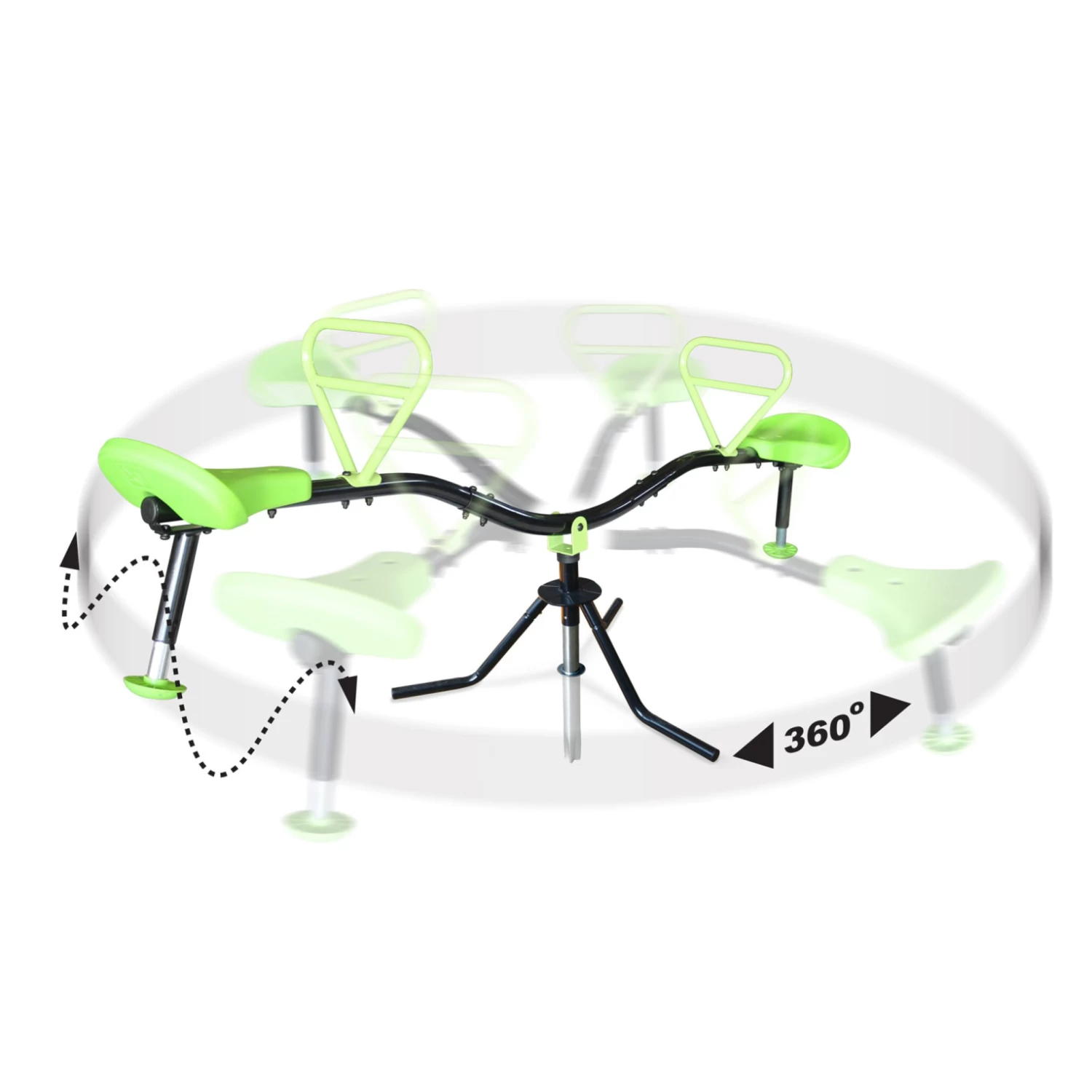 EXIT TOYS EXIT Spinner Ronddraaiende Wipwap 2 EXIT TOYS EXIT Spinner Ronddraaiende Wipwap - Afbeelding 2