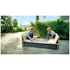 EXIT TOYS EXIT Aksent Houten Zandbak 136x132cm -Hudora Winkel 1080819g