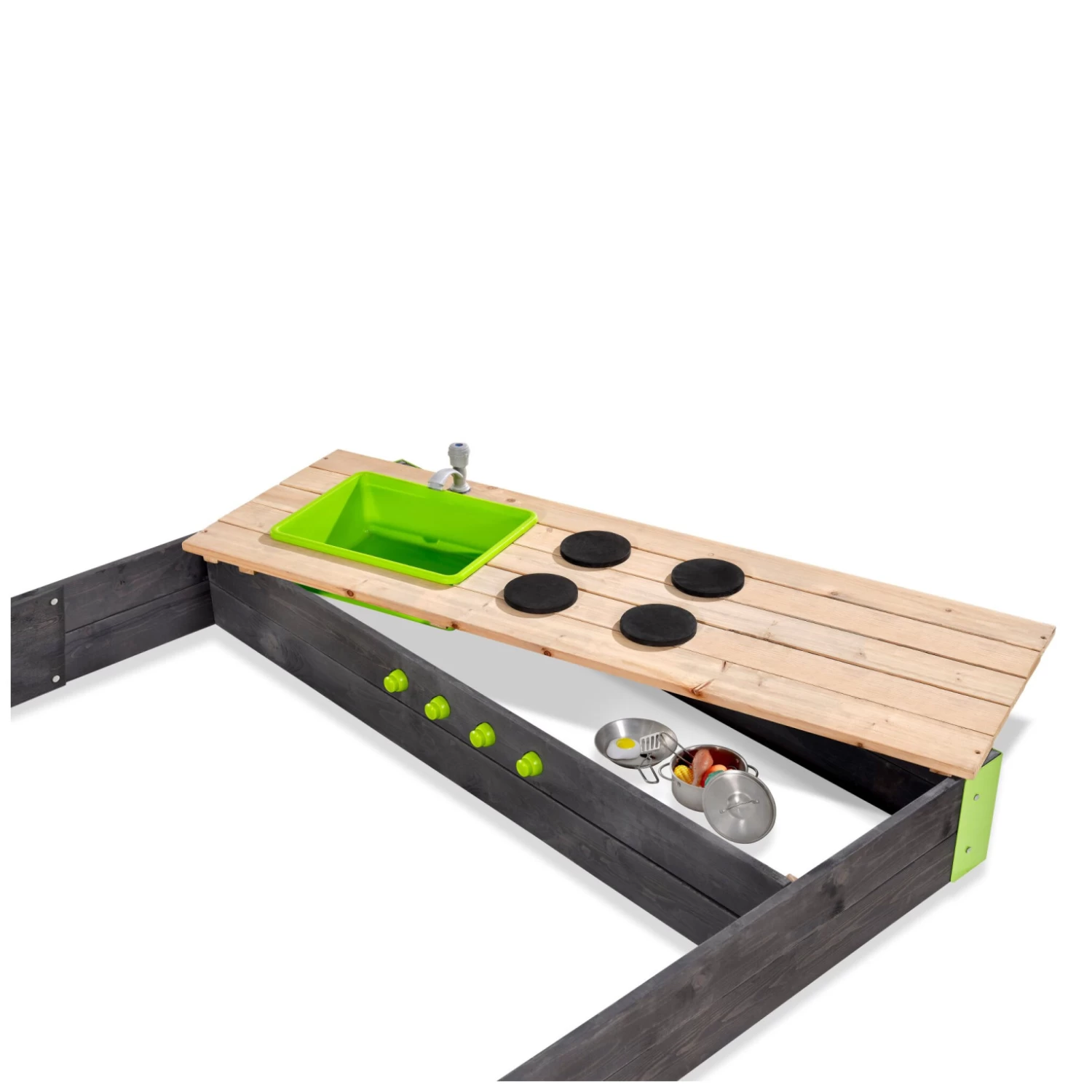 EXIT TOYS EXIT Aksent Houten Zandbak 200x140cm 5 EXIT TOYS EXIT Aksent Houten Zandbak 200x140cm - Afbeelding 5