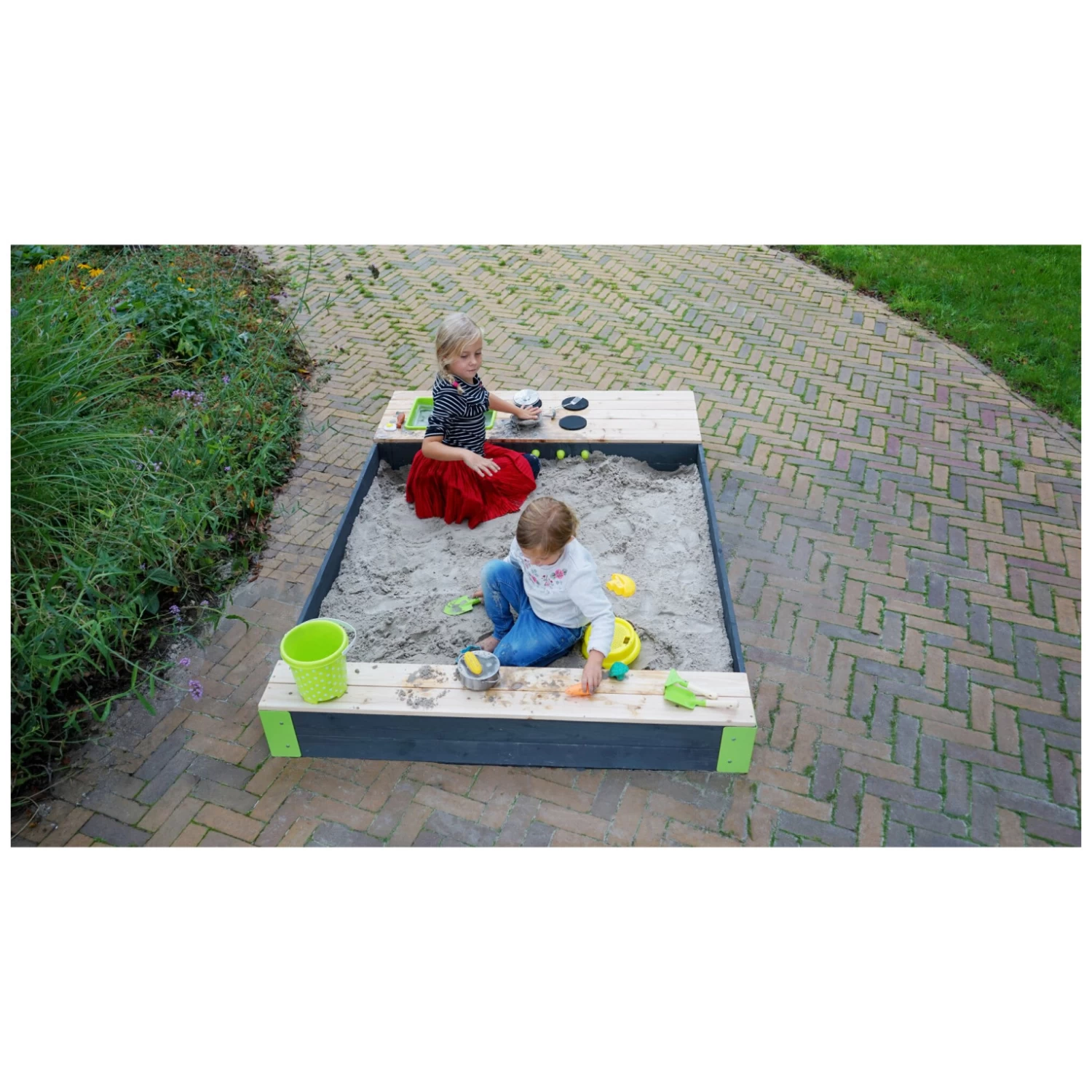 EXIT TOYS EXIT Aksent Houten Zandbak 200x140cm 9 EXIT TOYS EXIT Aksent Houten Zandbak 200x140cm - Afbeelding 9
