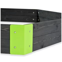 EXIT TOYS EXIT Aksent Houten Zandbak Zeshoek 160x140cm -Hudora Winkel 1080826c