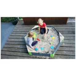 EXIT TOYS EXIT Aksent Houten Zandbak Zeshoek 160x140cm -Hudora Winkel 1080826e