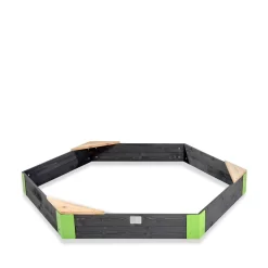 EXIT TOYS EXIT Aksent Houten Zandbak Zeshoek 200x170cm